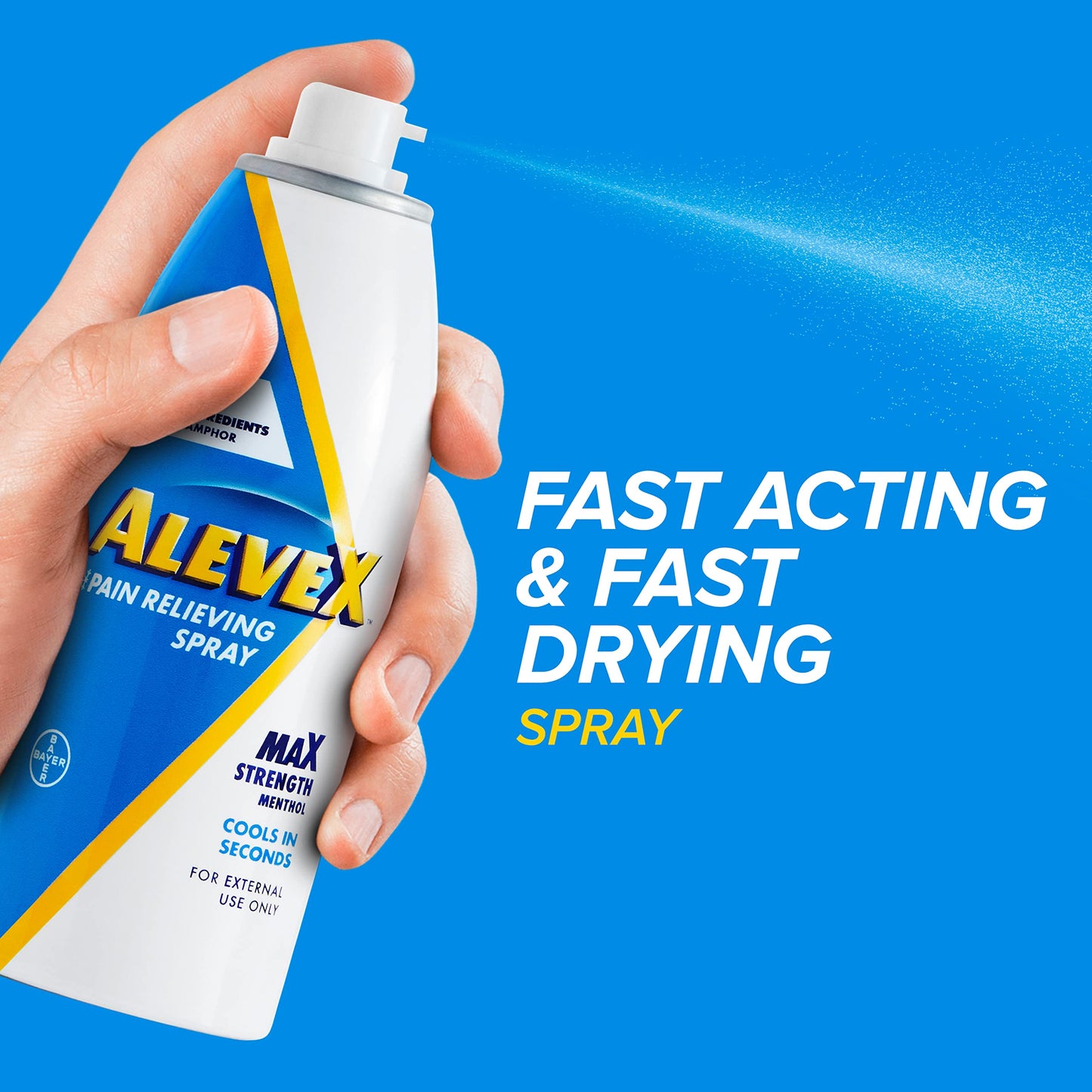 AleveX Pain Relieving Spray, Fast Acting & Fast Drying for Targeted Pain Relief, 3.2 oz Spray AleveBuy Supplements Australia