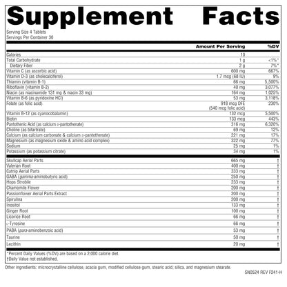 Source Naturals Hi-Stress B&C with Herbs - 120 Tablets Source NaturalsBuy Supplements Australia