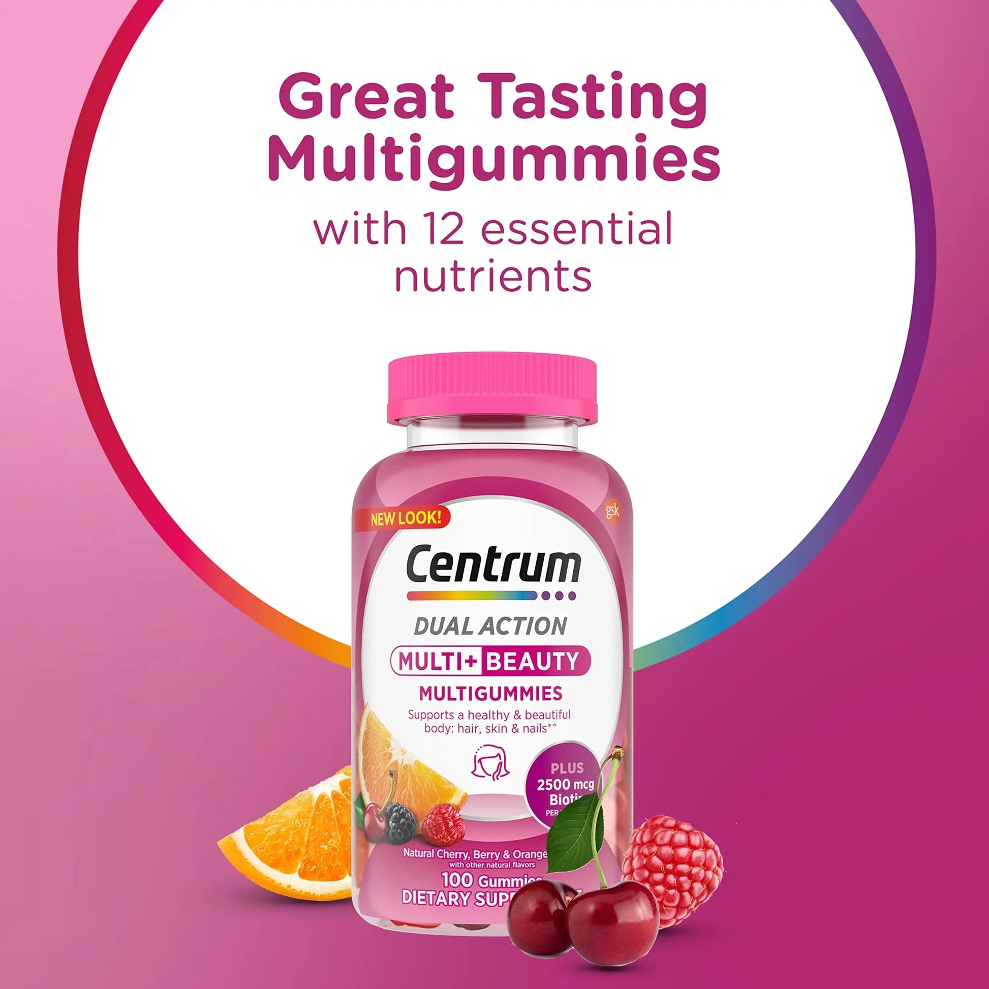 Centrum Multivitamin Gummy, 100 Count (Pack of 1) CentrumBuy Supplements Australia