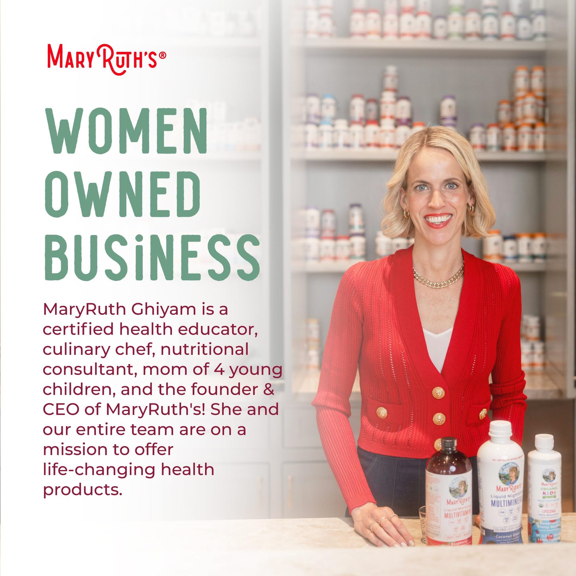 MaryRuth Organics Multivitamin for Women 14 | Women's Multivitamin Gummies for Immune Support| Skin Health | MaryRuth OrganicsBuy Supplements Australia