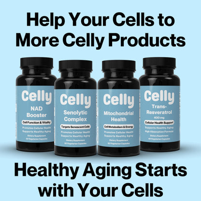 Celly Autophagy Activator | Longevity Supplement for Cellular Nutrition and Healthy Aging | Promotes Cell Renewal with Spermidine, Pterostilbene, Fisetin, and NAC | Made in USA & 3rd Party Tested CellyBuy Supplements Australia