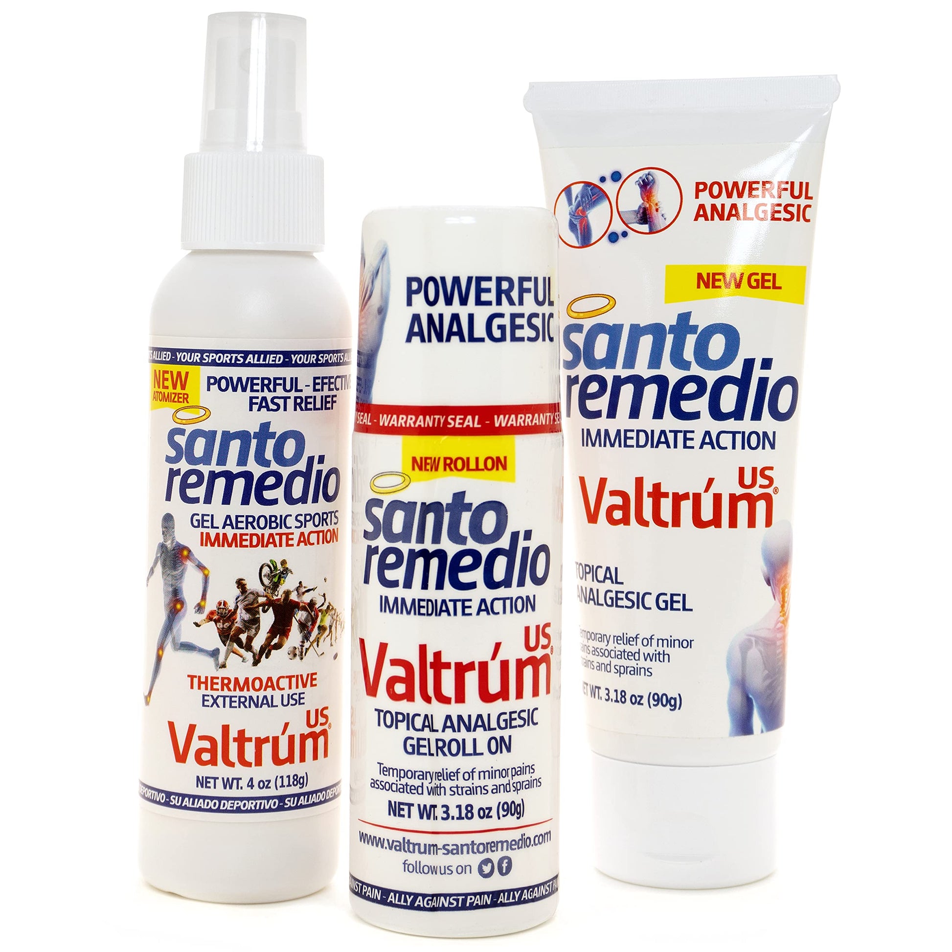 Valtrum Santo Remedio Pain Relief Spray, 4 Oz ValtrumBuy Supplements Australia