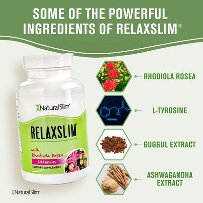 Naturalslim Relaxslim for Metabolism, Helps Control Appetite, Fat & Stress Support - Adaptogen Supplements NaturalSlimBuy Supplements Australia