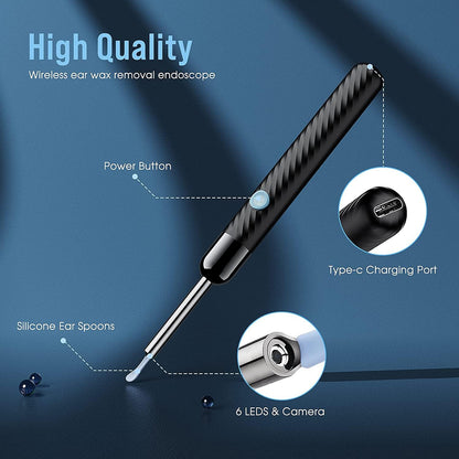 Ear Wax Removal - Earwax Remover Tool with 8 Pcs Ear Set - (Grey) LEIPUTBuy Supplements Australia
