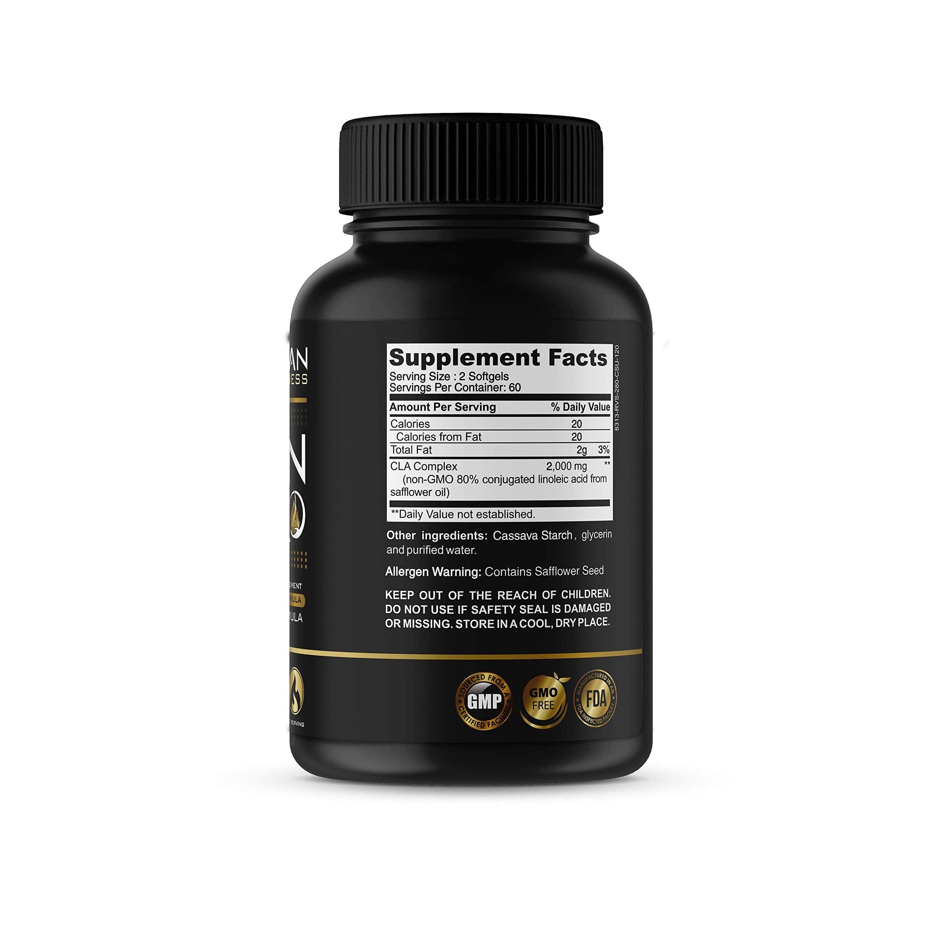 Vegan CLA Pro 2000 mg Pure Premium CLA Safflower Oil Conjugated Linoleic Acid Best Promethean WellnessBuy Supplements Australia