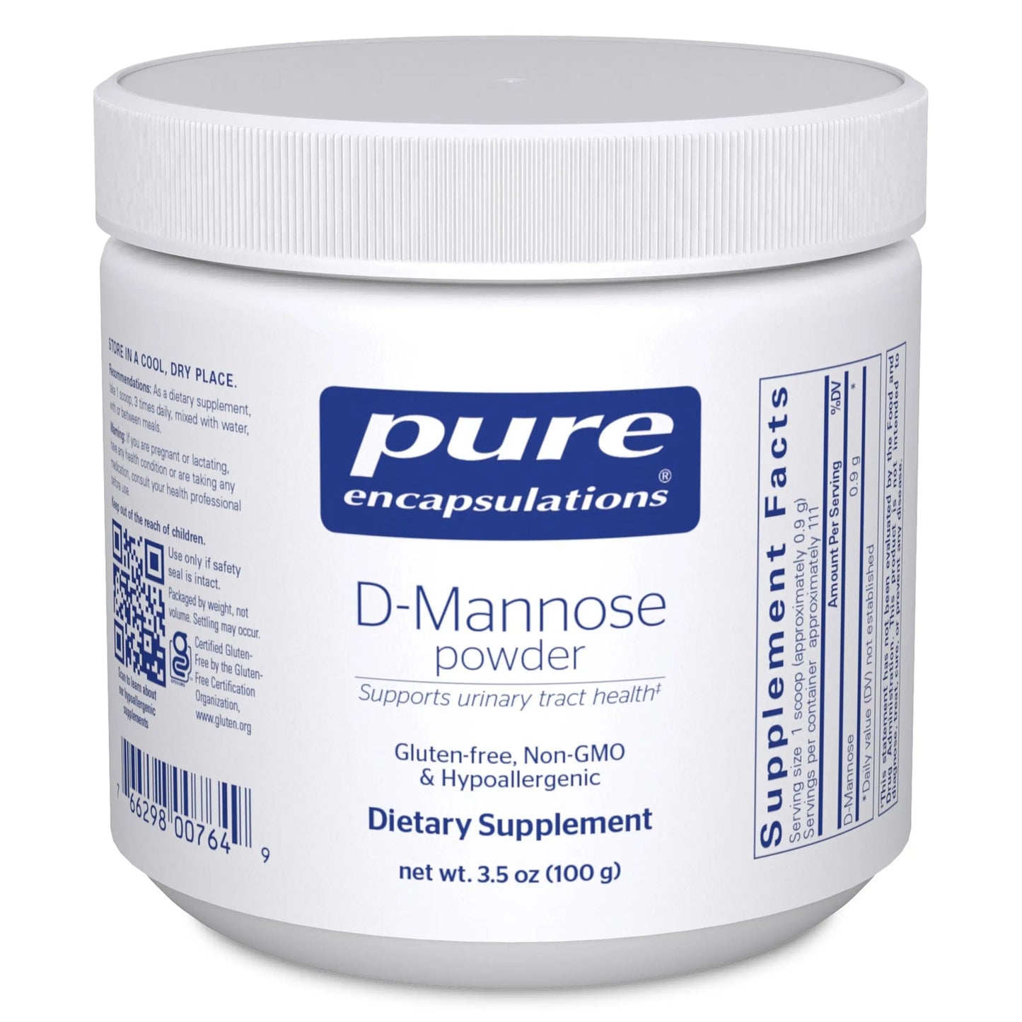 Pure Encapsulations D-Mannose Powder - for Urinary Tract Support - Urinary Tract Support & Bladder Health* - Easy Dissolve Powder - Non-GMO & Vegan - 3.5 oz Pure EncapsulationsBuy Supplements Australia
