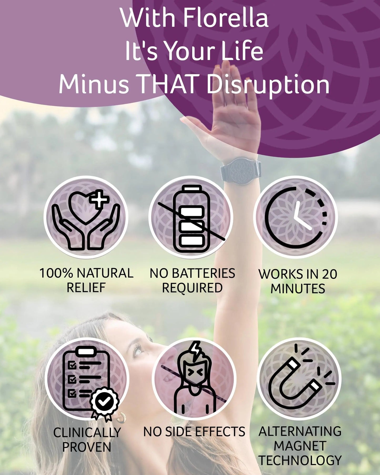MediMags Period Pain Relief Device - Clinically Proven, All Natural Relief for A Life On The Go - The Florella Therapeutic Device Helps Alleviate The Pain from Menstrual Cramps. FlorellaBuy Supplements Australia