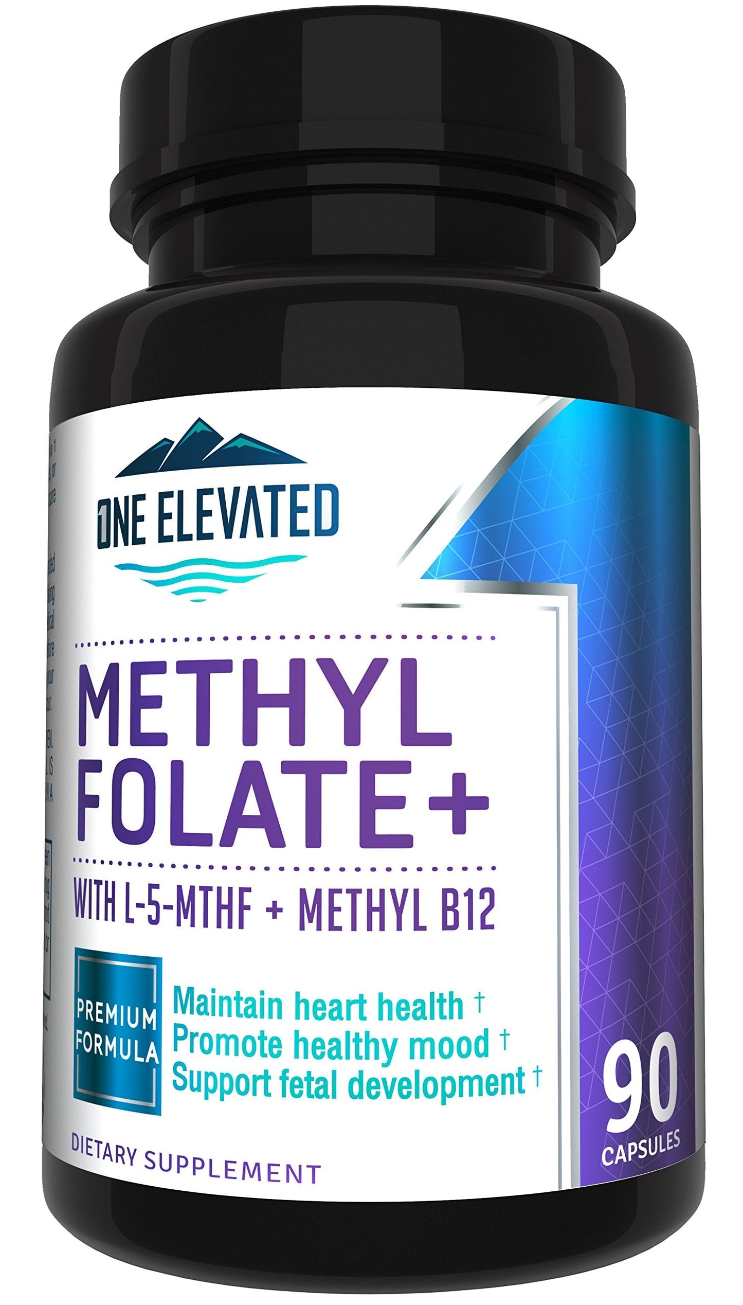 Double Strength & Most Bioactive Methyl Folate! Uniquely Formulated with Highest Pharmaceutical Grade Methylcobalamin (B12), Niacin, B1, B2 B6.