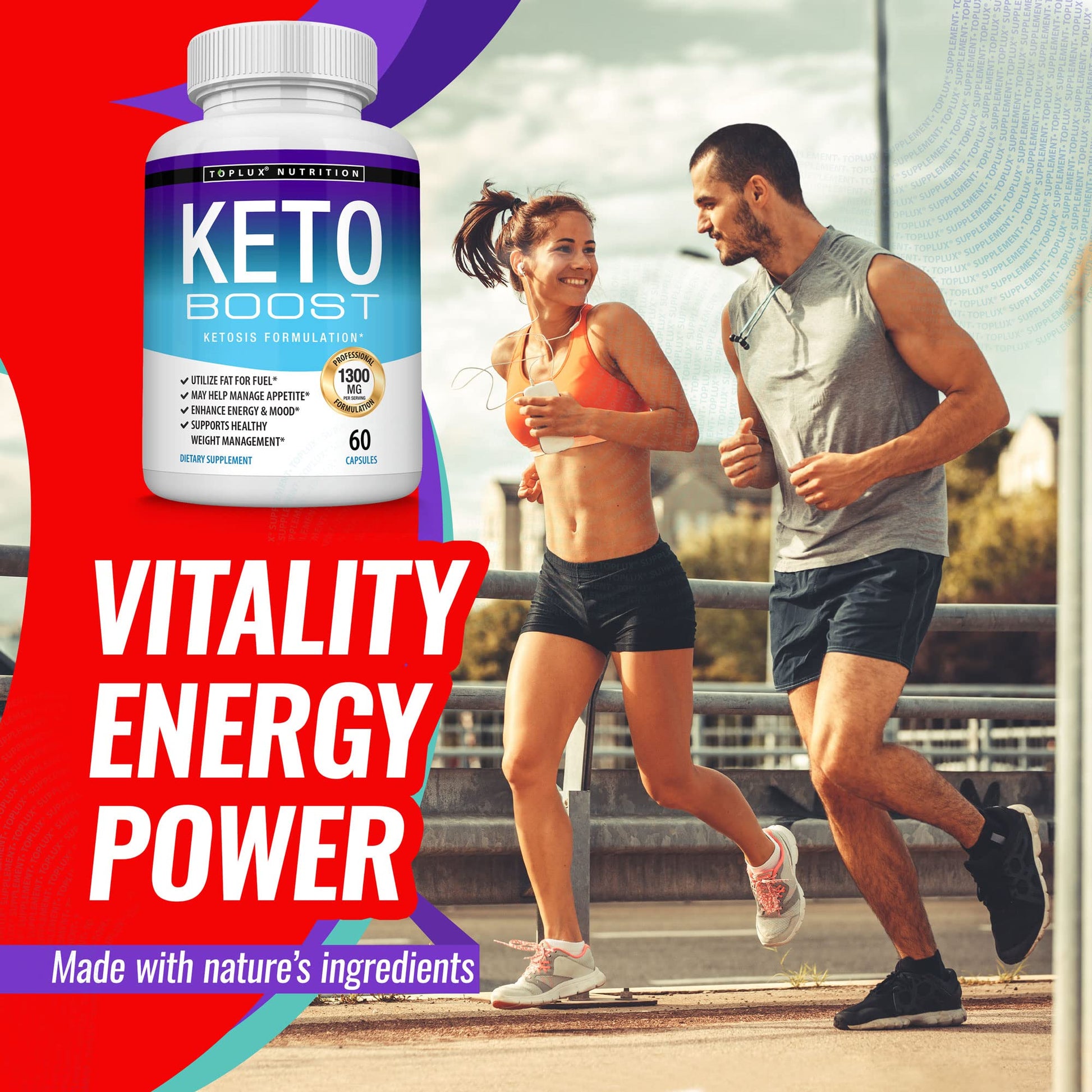 Keto Boost Diet Pills Ketosis Supplement - Natural Exogenous Keto Formula Support Energy TopluxBuy Supplements Australia