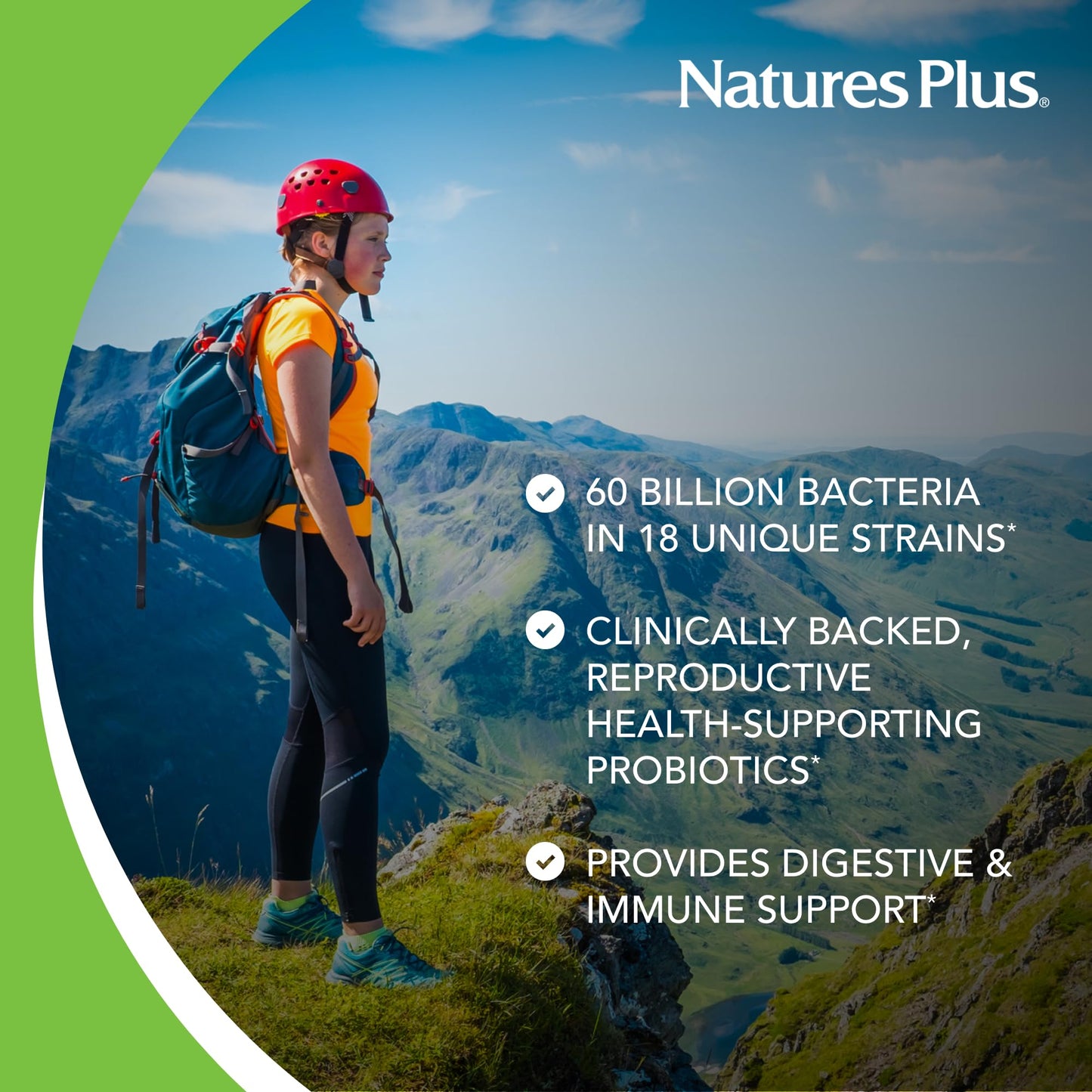 NaturesPlus GI Natural Probiotic Women - 30 Capsules - Digestive & Immune Support, Urinary Tract Health - Includes Cranberry - Gluten Free - 30 Servings Nature's PlusBuy Supplements Australia