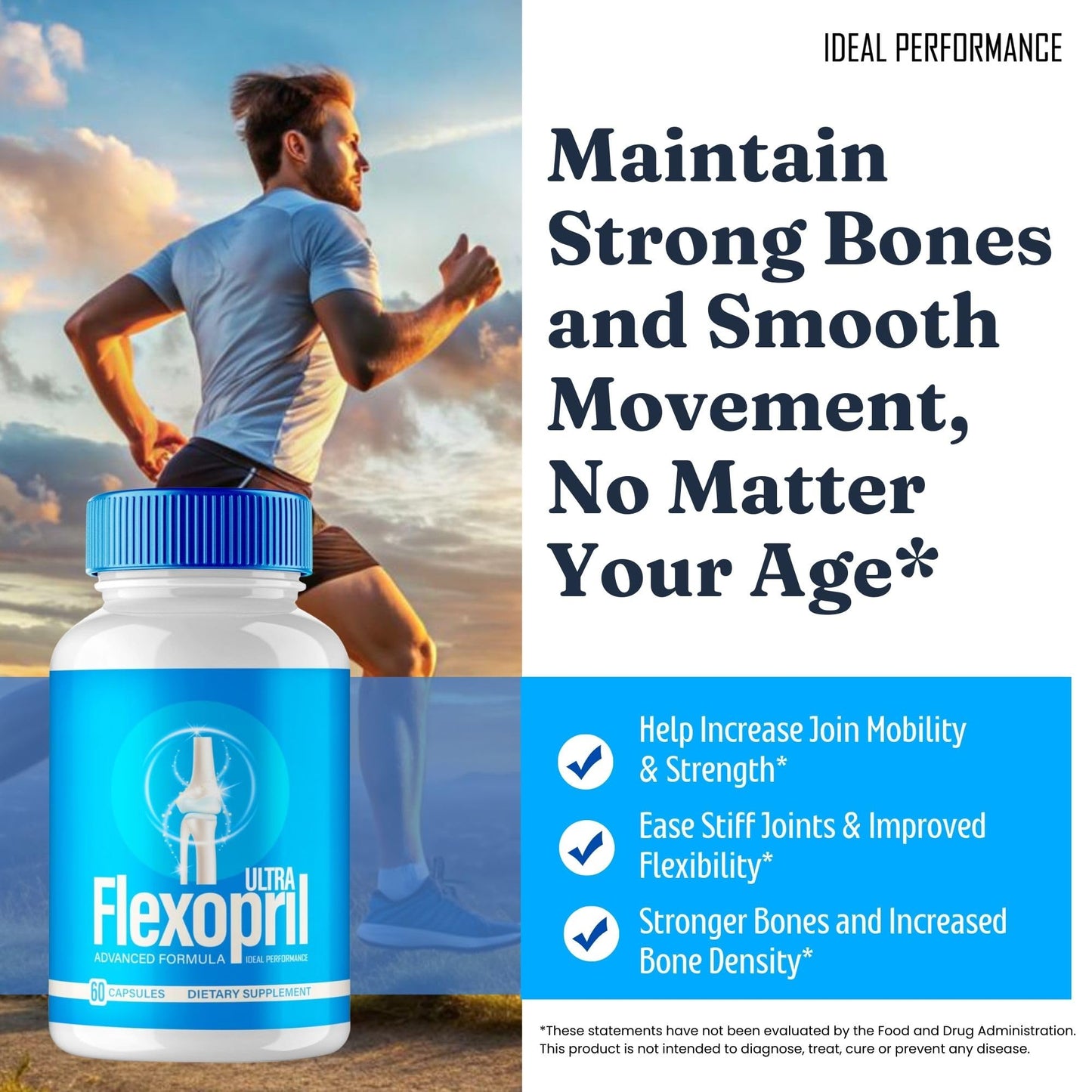 Flexopril Ultra Joint Support Capsules, Official Flexopril Supplement Pills, All-Natural Formula to Fortify Bones and Bolster Flexibility - Maximum Strength, FlexoprilUltra Pills Reviews (5 Pack) IDEAL PERFORMANCEBuy Supplements Australia
