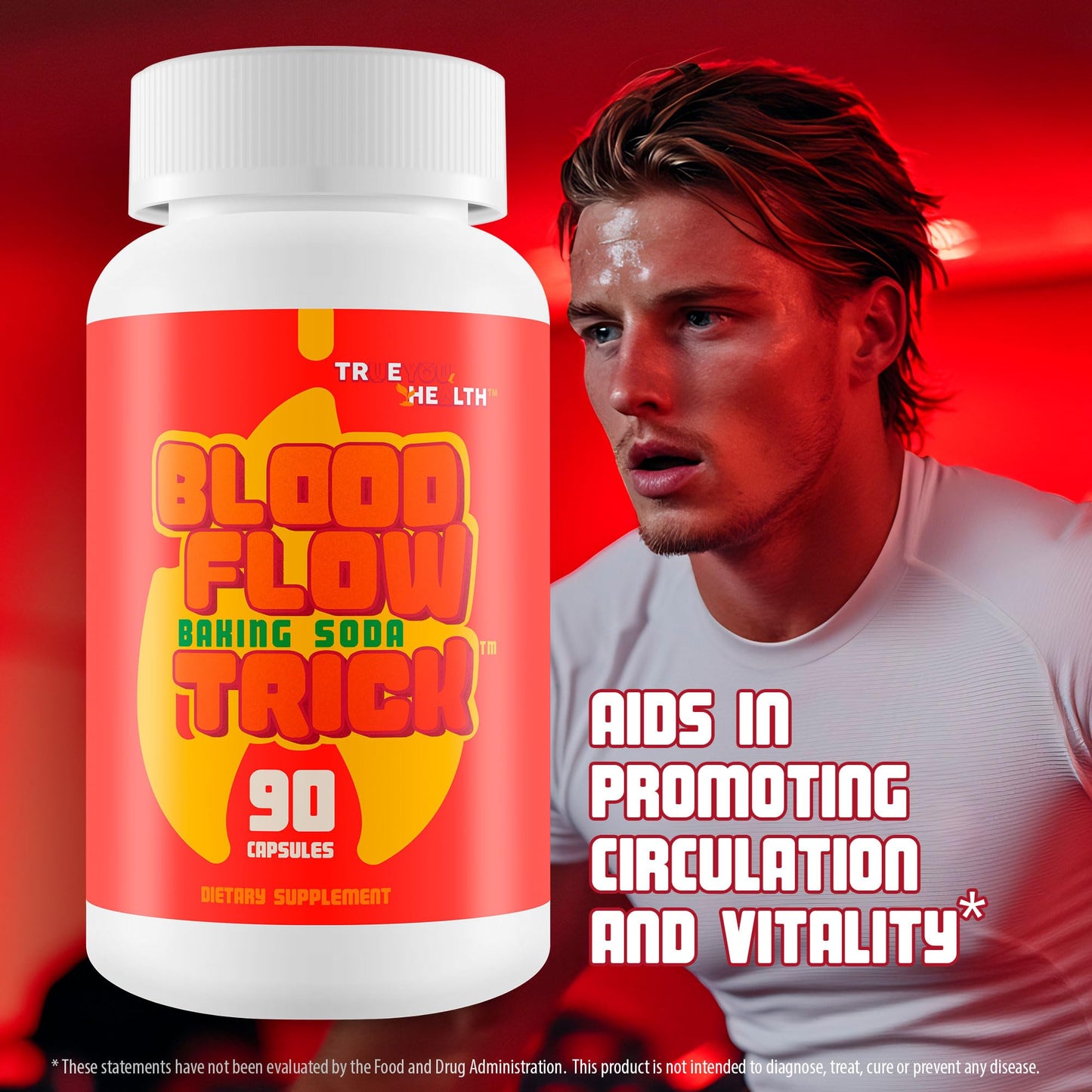 Baking Soda Trick for Men - Our Best Blood Flow Pills - Male Circulation Supplement for Advanced Blood Flow Care - Natural Circulation Supplements - Blood Circulation Supplements for Men True You HealthBuy Supplements Australia