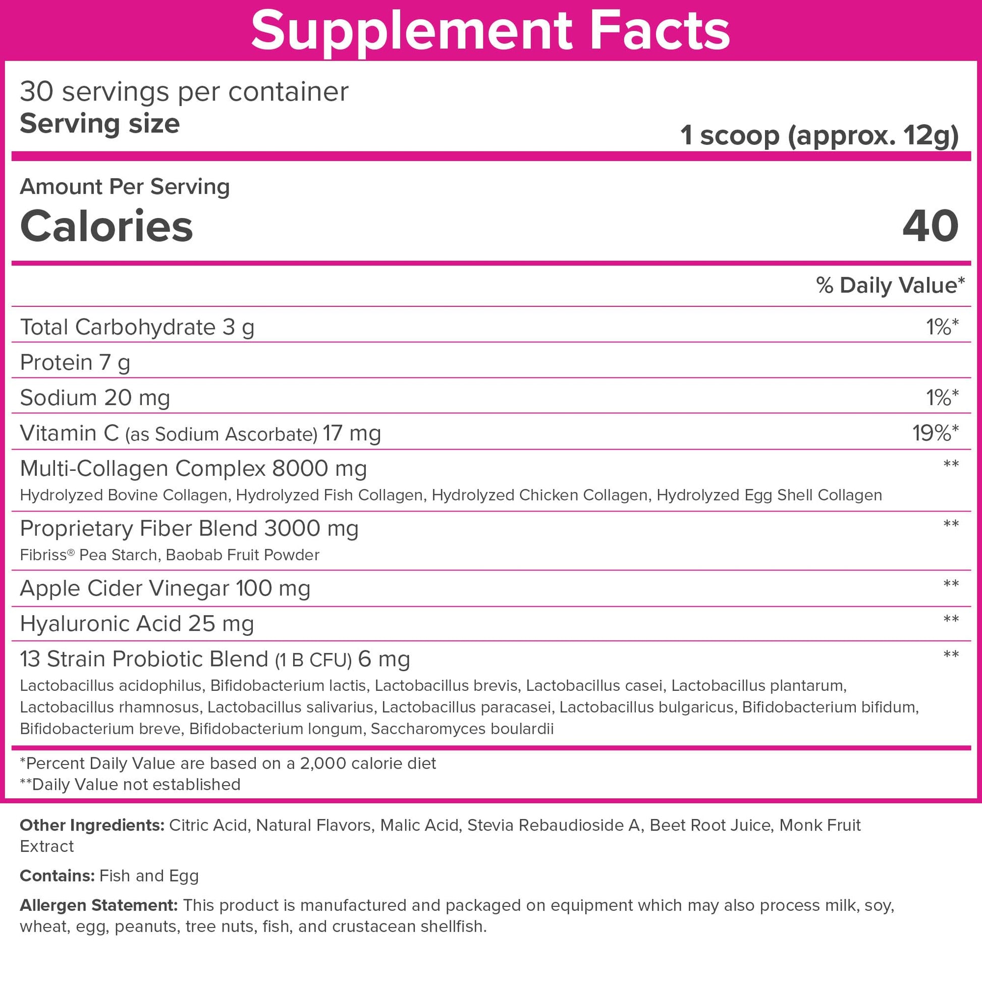 SkinnyFit Super Youth Tropical Punch Multi-Collagen Peptides + Probiotics, Baobab Fiber SkinnyFitBuy Supplements Australia