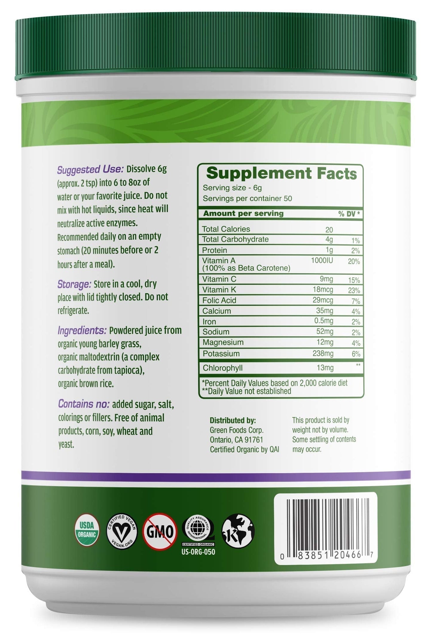 Green Foods Green Magma, 10.6 Ounce Green FoodsBuy Supplements Australia