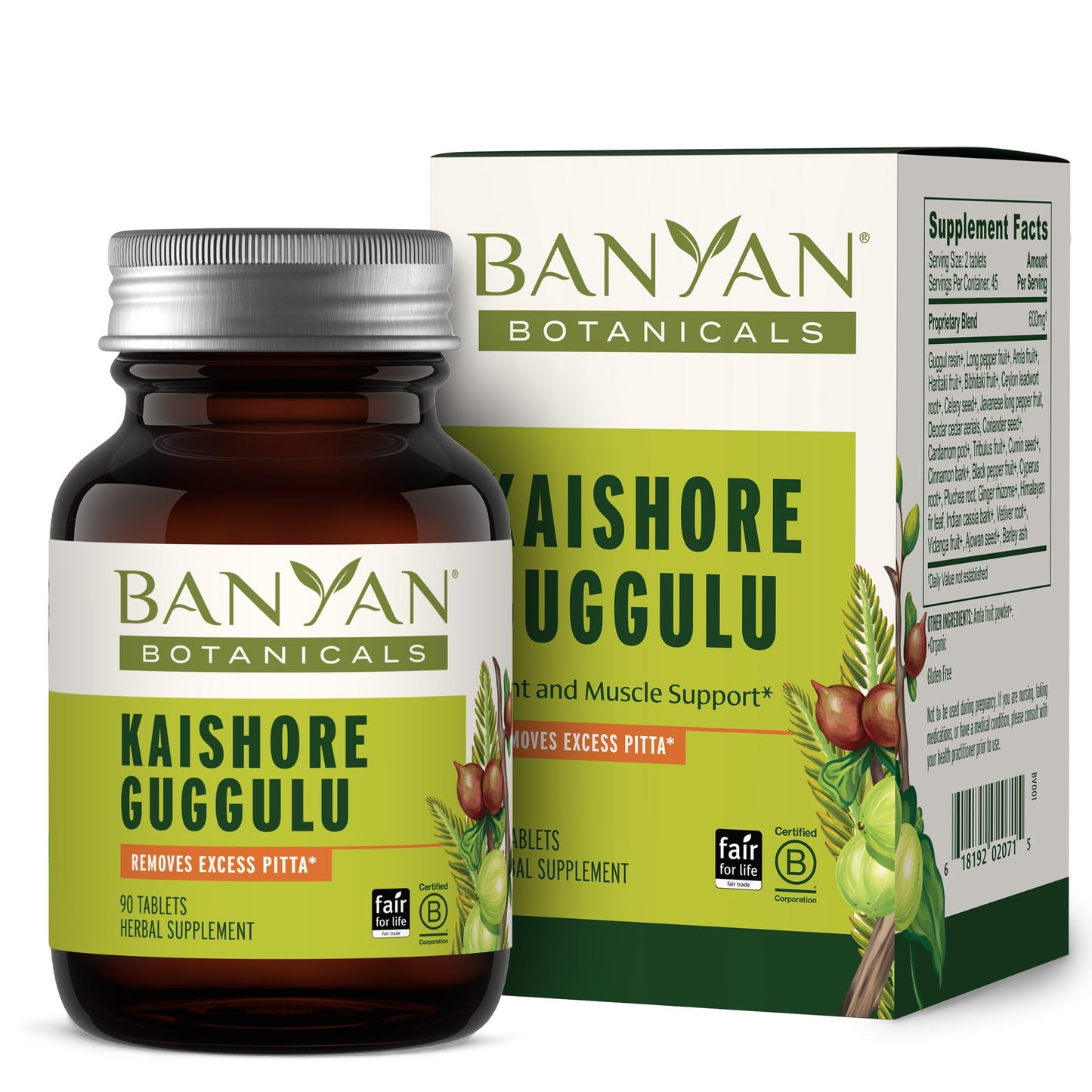 Banyan Botanicals Kaishore Guggulu – Organic Joint Support Supplement – Traditional Blend that Supports Healthy Joints, Muscles, and Connective Tissue* – 90 tablets – Non-GMO Sustainably Sourced Vegan Banyan BotanicalsBuy Supplements Australia