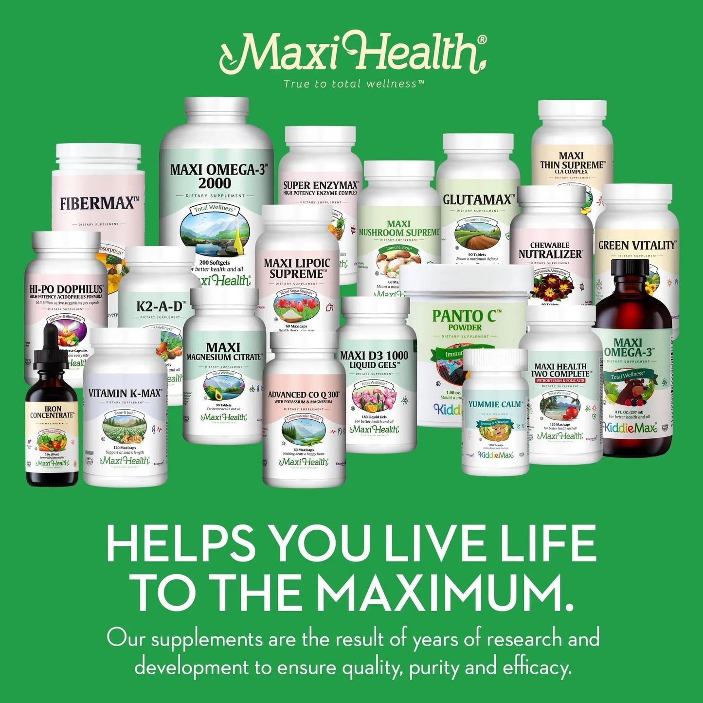 Maxi Health Complete Once Daily Vitamins for Men & Women - Multivitamin for Women & Men Maxi Health