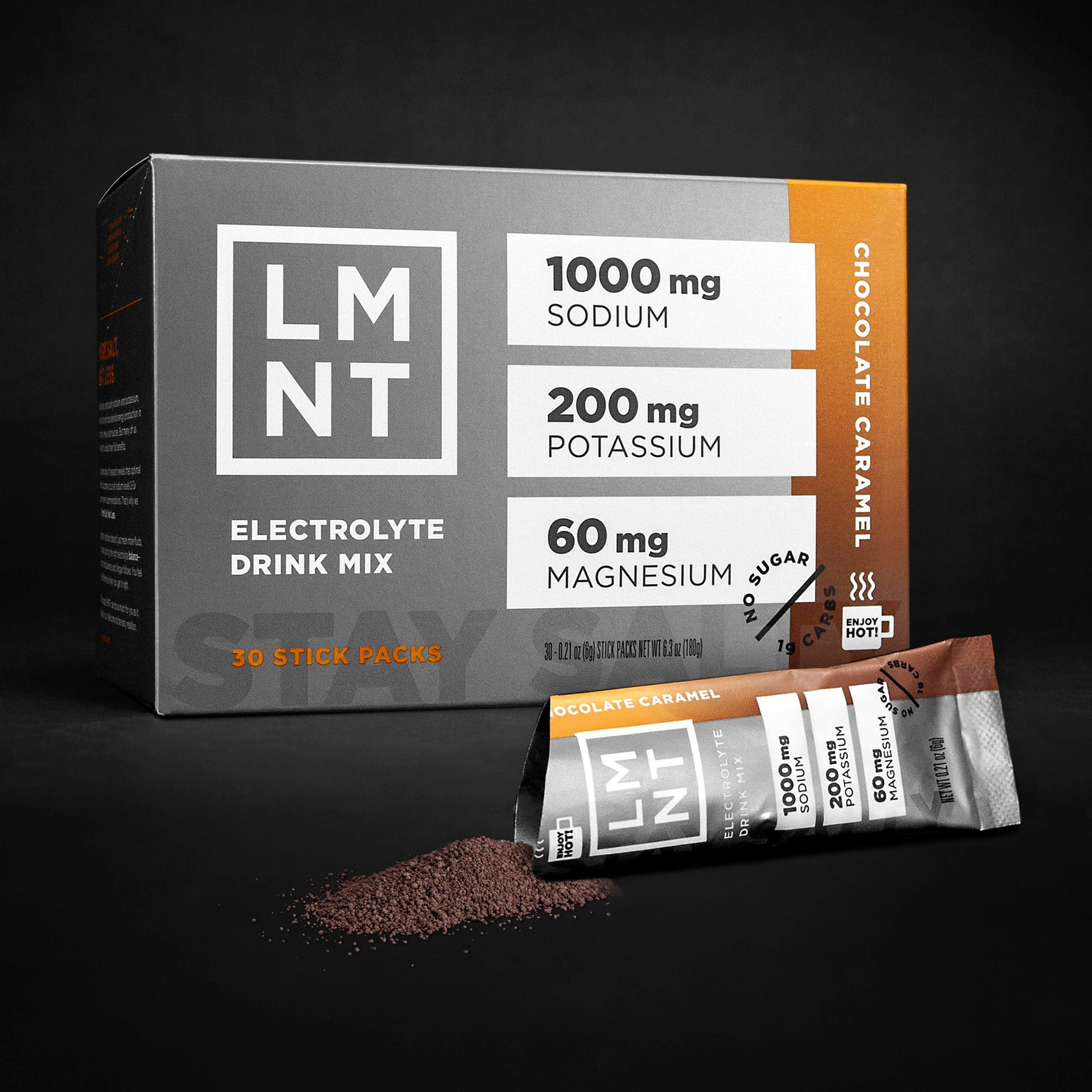 LMNT Hot Chocolate and Coffee Mixer - Chocolate Caramel Salt Electrolytes | No Sugar Drink LMNTBuy Supplements Australia