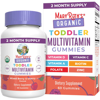 MaryRuth Organics Vitamin Gummy | Kids and Toddlers Age 2+ | USDA | Daily Vitamin C | D3 | Zinc | MaryRuth OrganicsBuy Supplements Australia