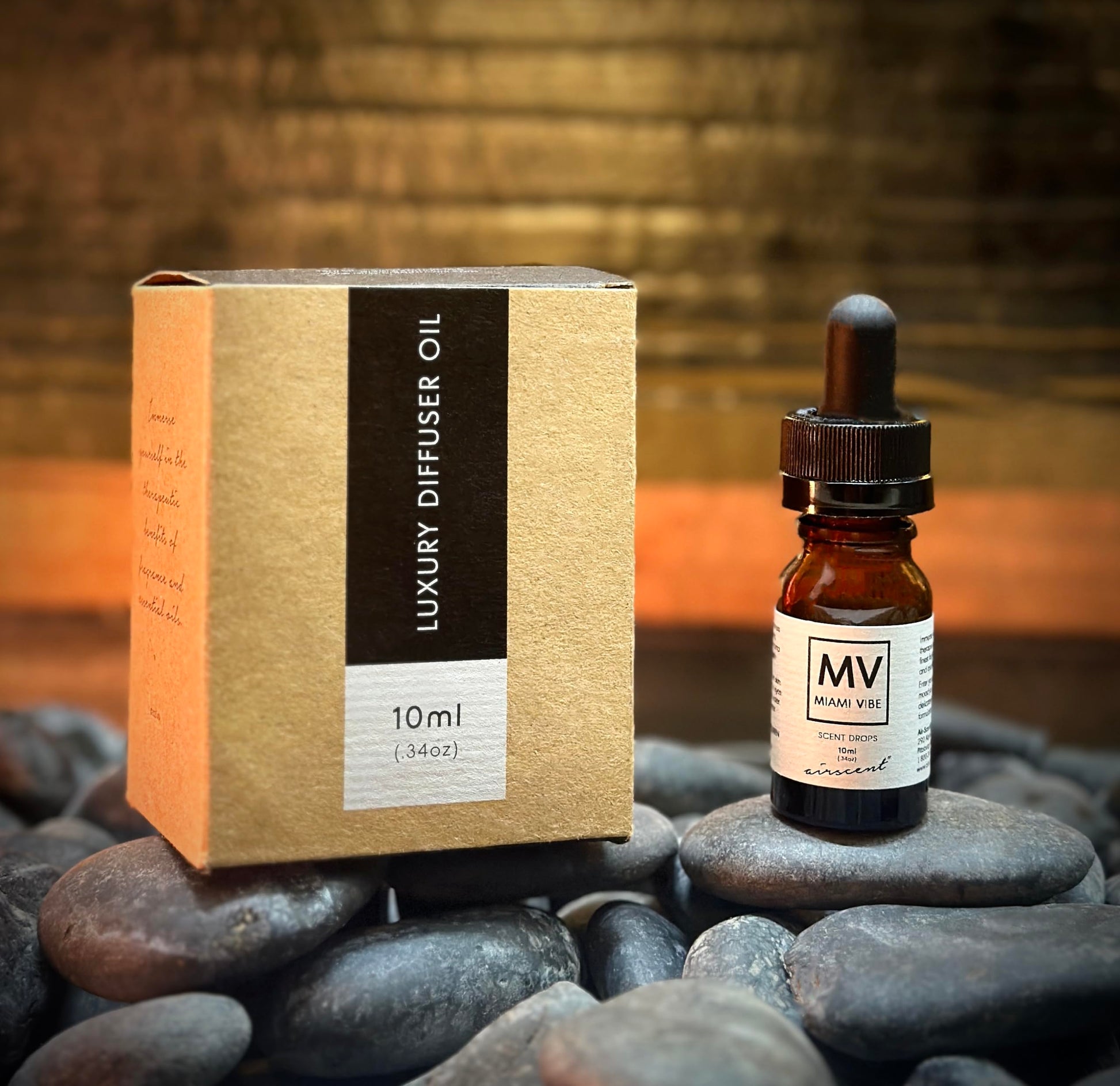 Miami Vibe Diffuser Oil - Air-Scent Fragrance for Aroma Oil Diffusers - 10 Milliliter (.34 fl oz) Bottle Air-ScentBuy Supplements Australia