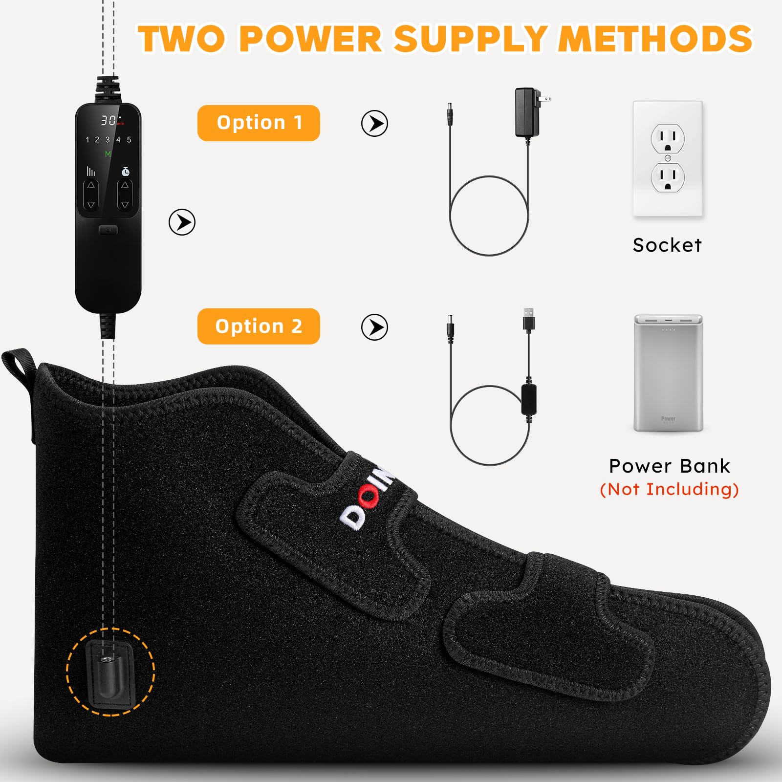 Doinart Red Light & Infrared Therapy for Feet—Infrared Light Therapy Feet for Neuropathy Shoe Wraps Toes DoinartBuy Supplements Australia