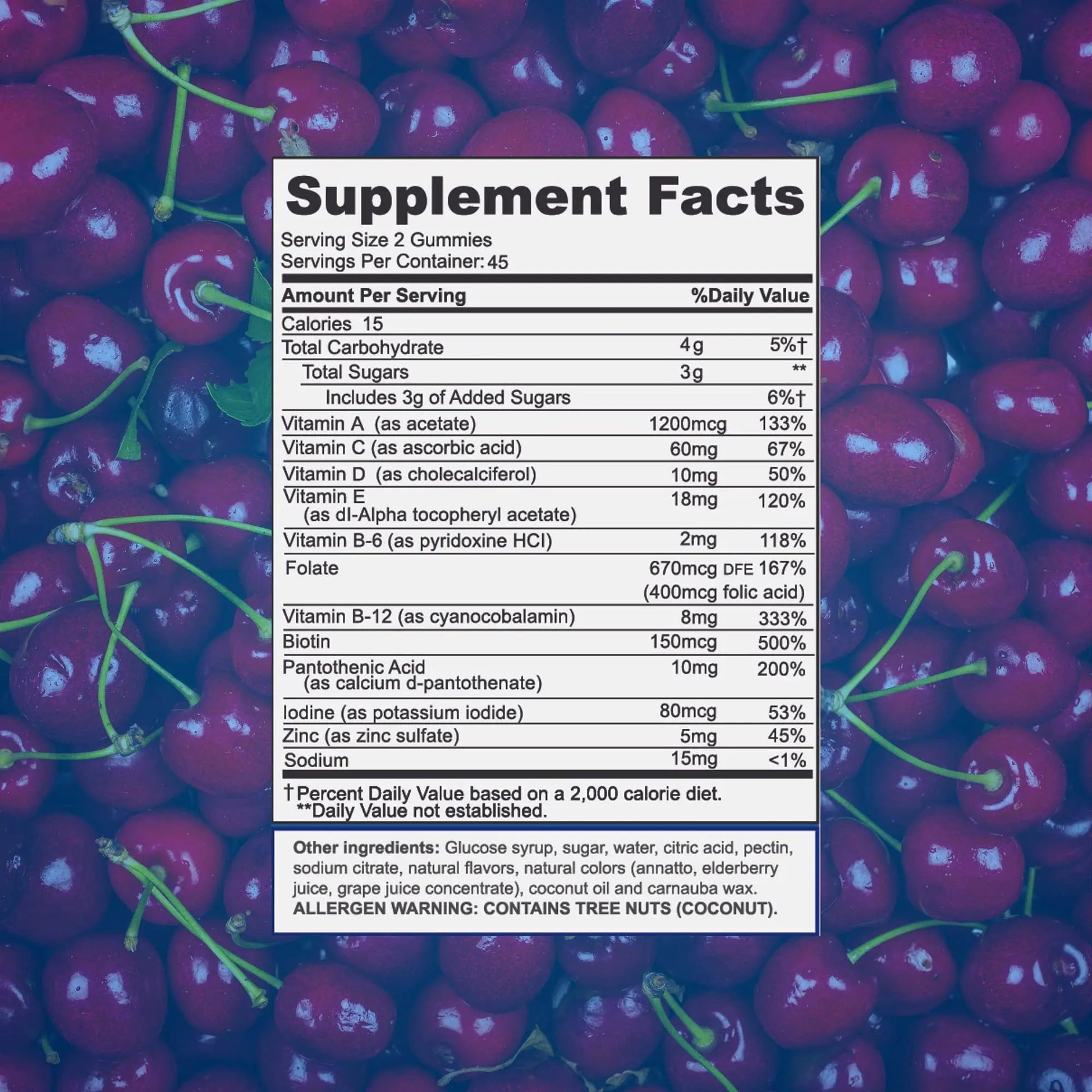 Focus Multivitamin Gummies | Flavored Vitamin Supplement | Boost Energy Levels | Support Overall Health | Daily Dietary Vitamin | Focus Vision Supplements