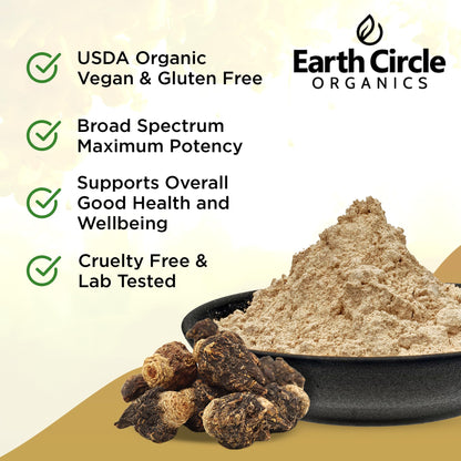 Organic Black Maca Peruvian Root Powder | Black Maca Root for Men | Natural Supplement | Essential Vitamins, Minerals & Fatty Acids Improved Energy | Immune Support (8oz, Pack of 1) Earth Circle OrganicsBuy Supplements Australia