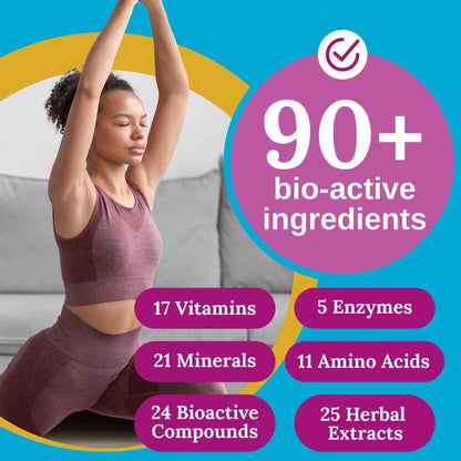 Xtendlife Total Balance Women's Premium Extra Strength Daily Multivitamin & Mineral - 90+ Nutrients for Complete Immune Xtendlife