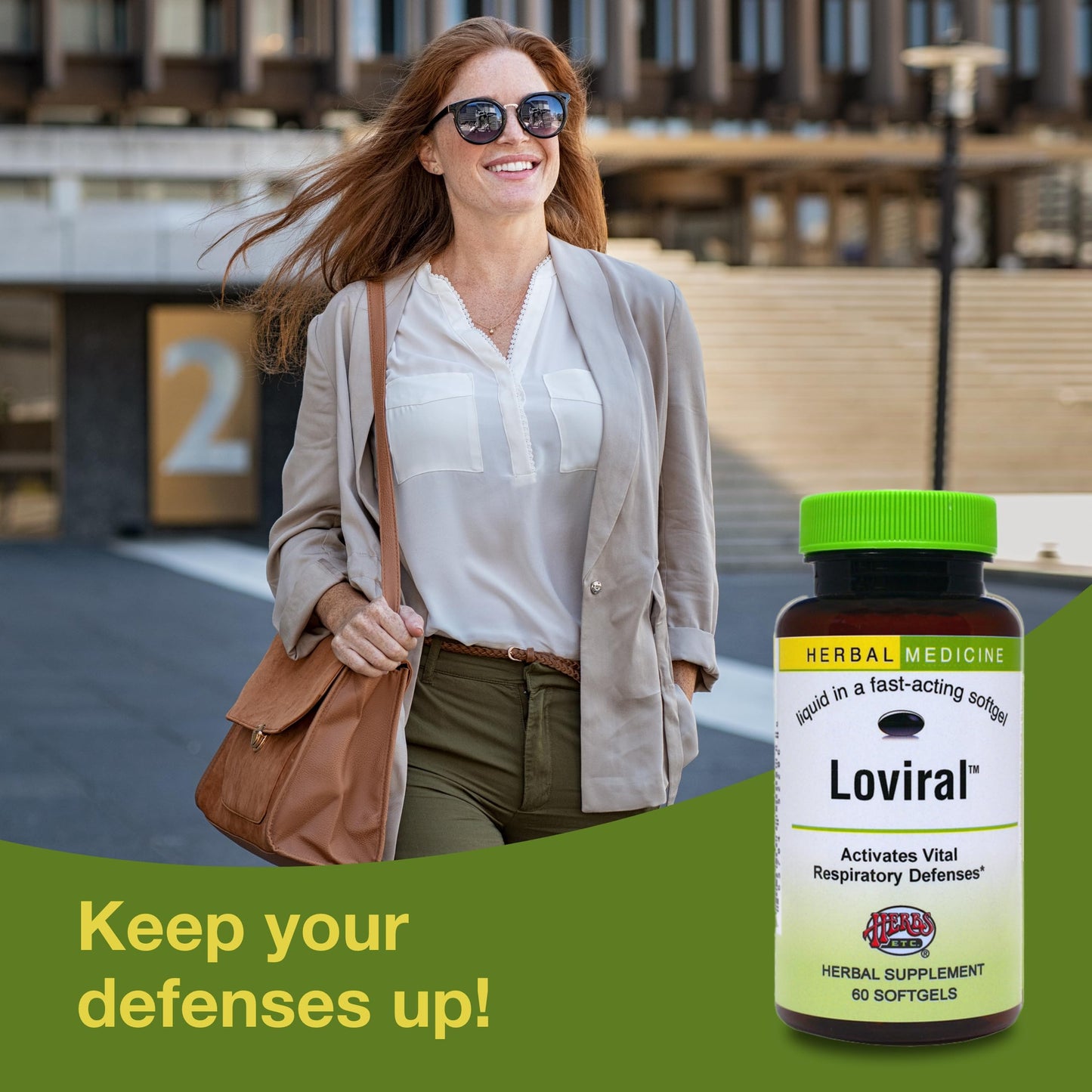 Herbs Etc. Loviral - Lung Health Supplement for Respiratory Defense & Support - Herbal Supplement with Lomatium, Pelargonium & OSHA - Gluten-Free - 60 Softgels (60 Servings) Herbs Etc.Buy Supplements Australia