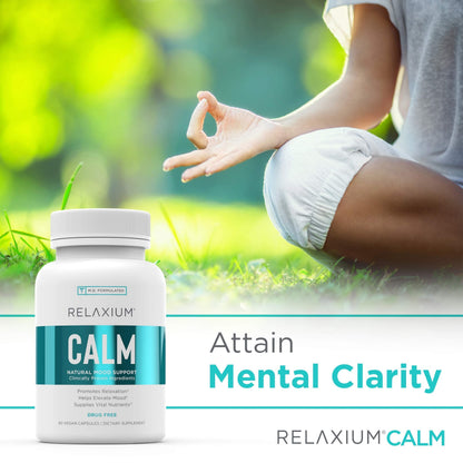 Relaxium Calm, Non-Habit Forming, Stress & Mood Support Supplement RelaxiumBuy Supplements Australia