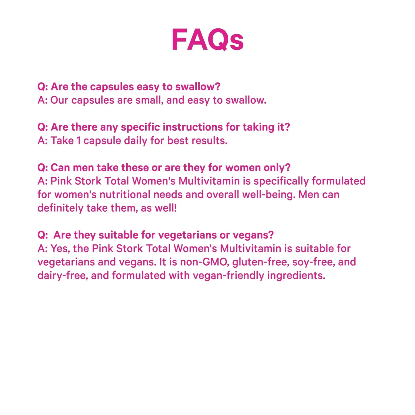 Pink Stork Total Women's Multivitamin - 19 Essential Vitamins for Women & Nutrients – Energy, Metabolism, Hormone, Immune & Mood Support Pink StorkBuy Supplements Australia
