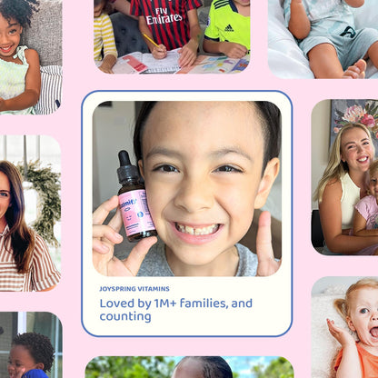 JoySpring Calmify Magnesium Glycinate for Kids | Liquid Magnesium with L-Theanine Supplement | Chamomile Extract & Passion Flower Extract