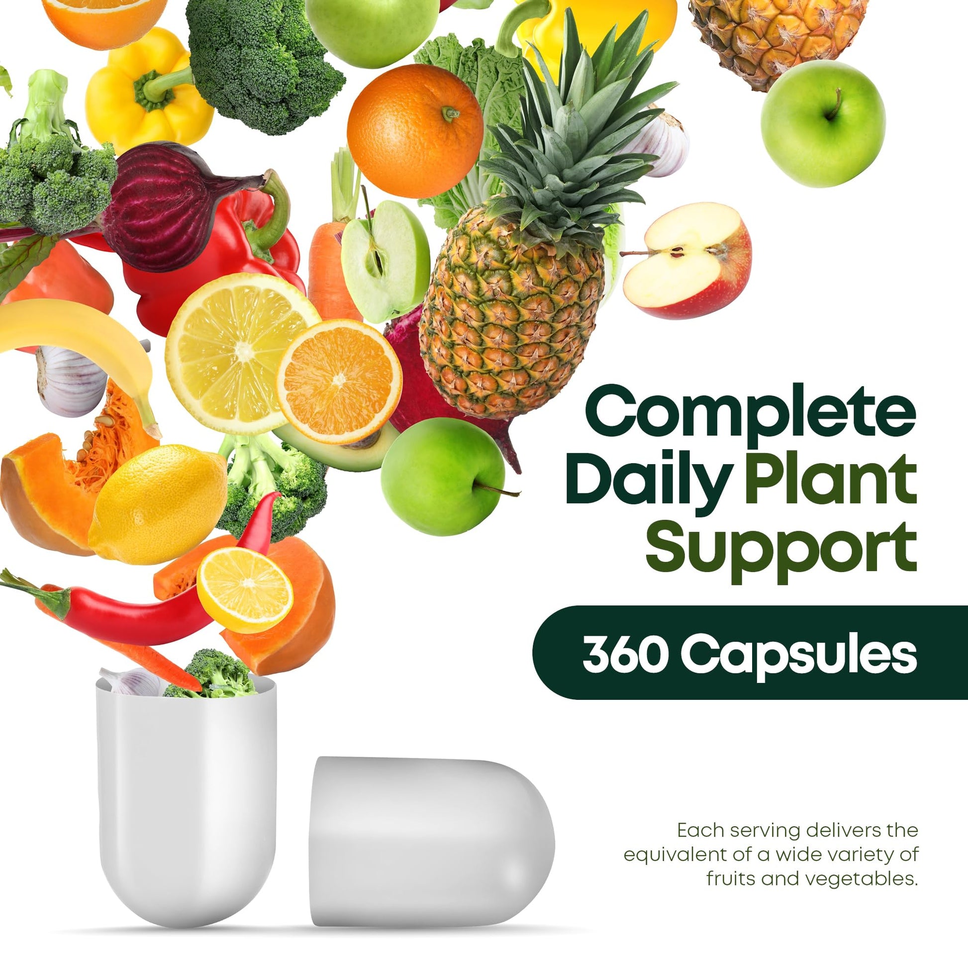 Supermed Research Fruits and Vegetables Supplements – 2 Pack Combination Fruit & Veggies Supplement – Whole Food Vitamins & Minerals for Adults – Superfood Veggie Vitamins for Adults (180 x 2, 360 Ct) Supermed ResearchBuy Supplements Australia