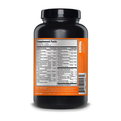 JYM Supplement Science Vita JYM Sports Multivitamin & Mineral Support, Vitamin A, C, B6, B12, E, K, Boron, Biotin, Potassium 60 Tablets