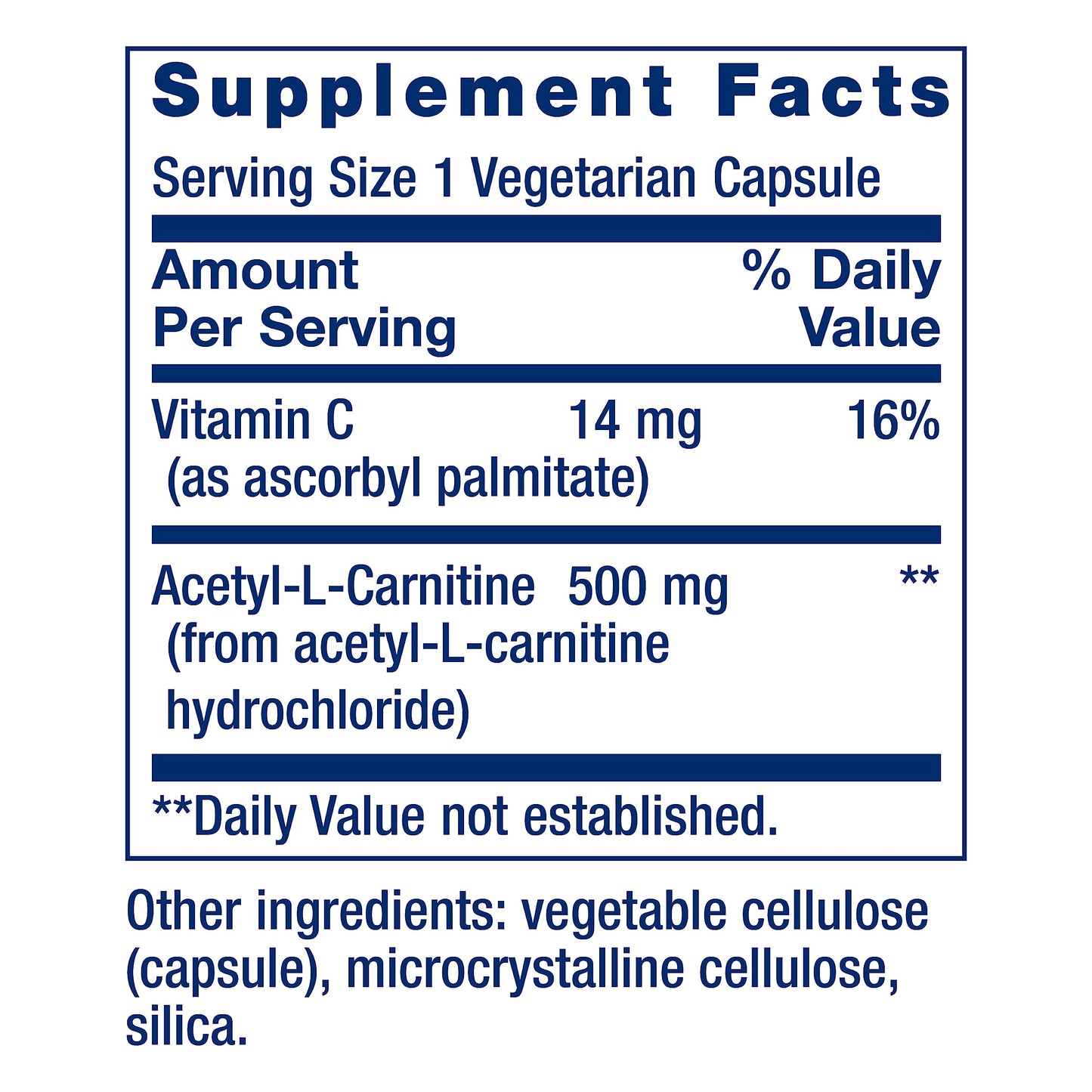 Life Extension Acetyl-L-Carnitine, Acetyl-L-Carnitine, vitamin C, Brain, mood & nerve health Life ExtensionBuy Supplements Australia