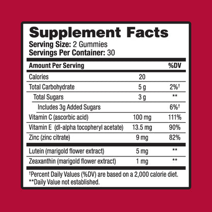 Ocuvite Vitamin & Mineral Supplement for Eye Health Adult Gummies OcuviteBuy Supplements Australia