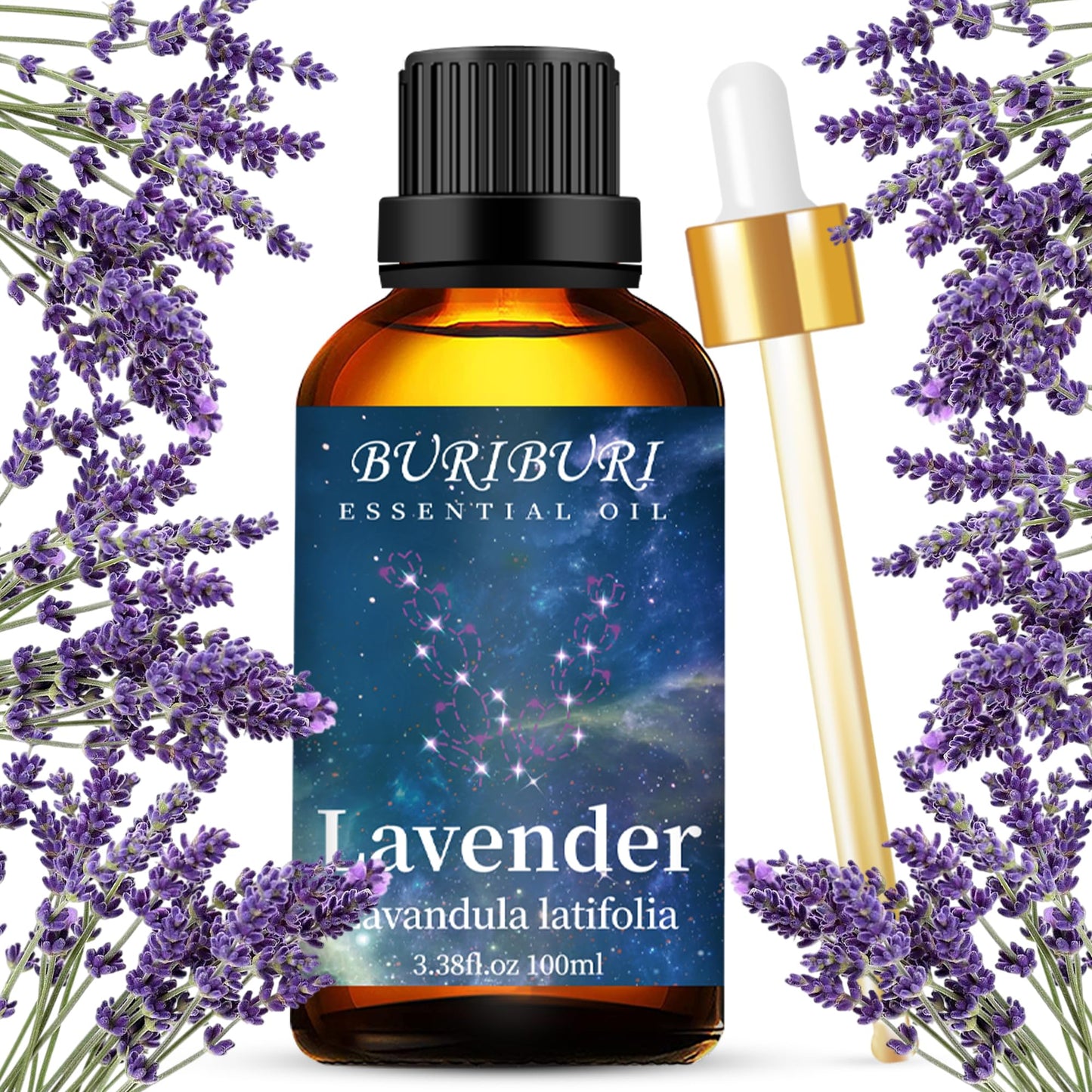 BURIBURI Lavender Essential Oil 100ML, 100% Pure Undiluted, Natural, Organic Aromatherapy Oil Lavender Oils BURIBURIBuy Supplements Australia