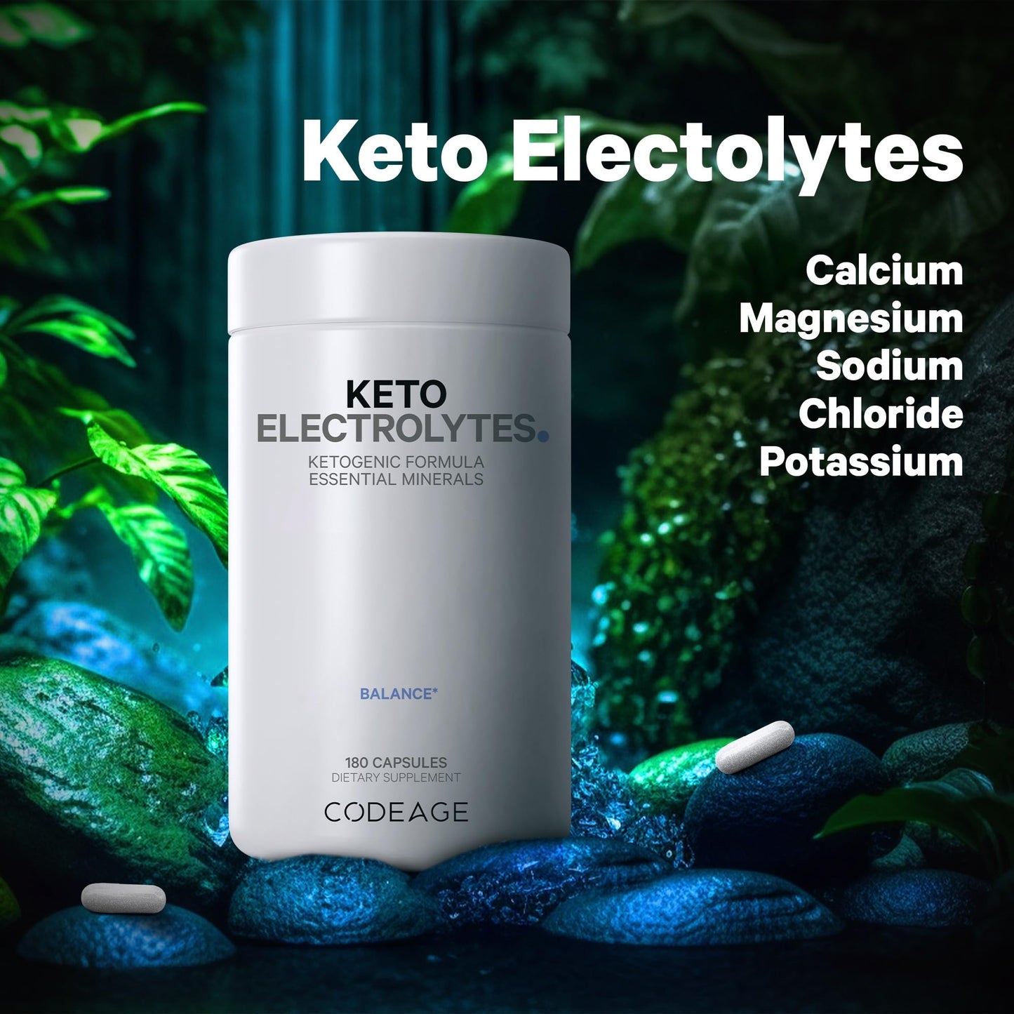 Keto Electrolytes Supplement – Vegan Electrolyte Tablets w Magnesium, Potassium CodeageBuy Supplements Australia