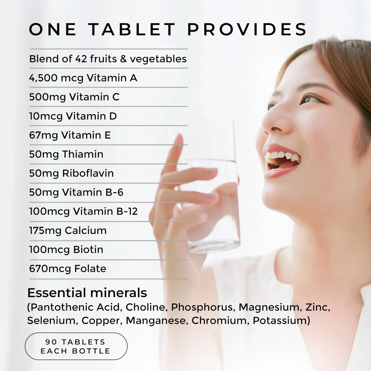 Fruit and Veggies Supplement - Multi Vitamins for Adults w/ Vitamins A, B Complex, D, E, Zinc, Biotin, Calcium - Fruit Vegetable Supplements for Energy & Immunity Support Daily DefenseBuy Supplements Australia