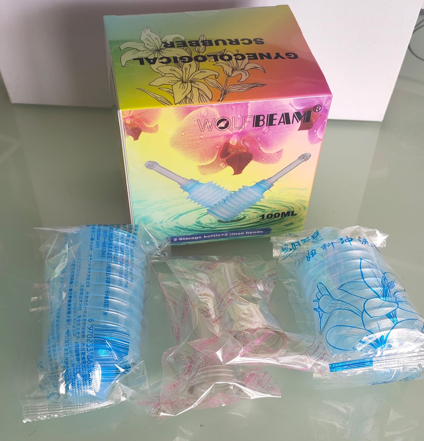 Wolfbeam Irrigator Cleaning Products for Women Enema Bulb Syringe Vaginal Cleaner Enema Cleanser wolf-beamBuy Supplements Australia