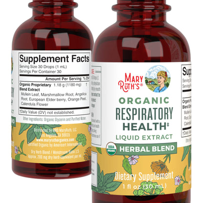 MaryRuth's | USDA Organic Respiratory Health Herbal Supplement Extract MaryRuth OrganicsBuy Supplements Australia