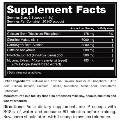 Outwork Nutrition Pre-Workout Supplement with Nootropics - Energy & Mental Focus Outwork NutritionBuy Supplements Australia