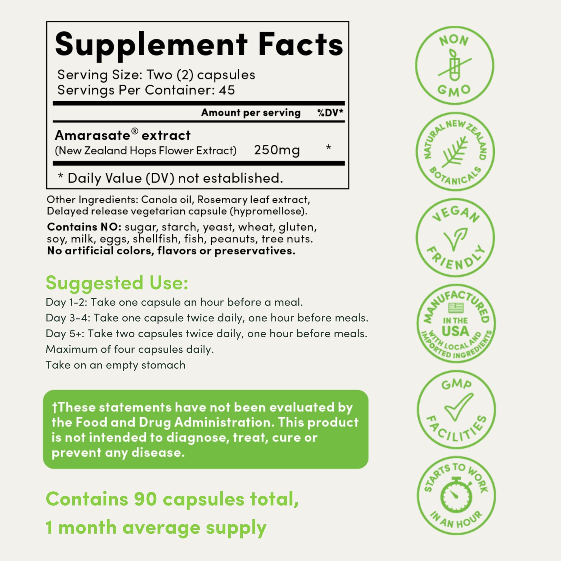 Calocurb Calorie Control Supplement, Natural GLP-1 Activator, 90 Count (1 Month Average CalocurbBuy Supplements Australia