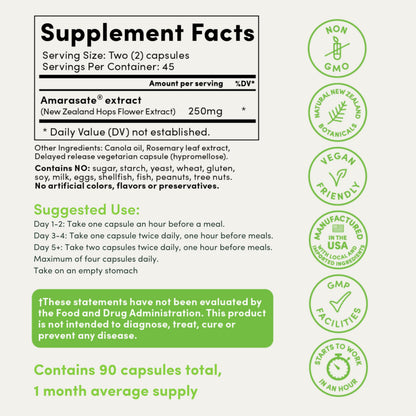 Calocurb Calorie Control Supplement, Natural GLP-1 Activator, 90 Count (1 Month Average CalocurbBuy Supplements Australia