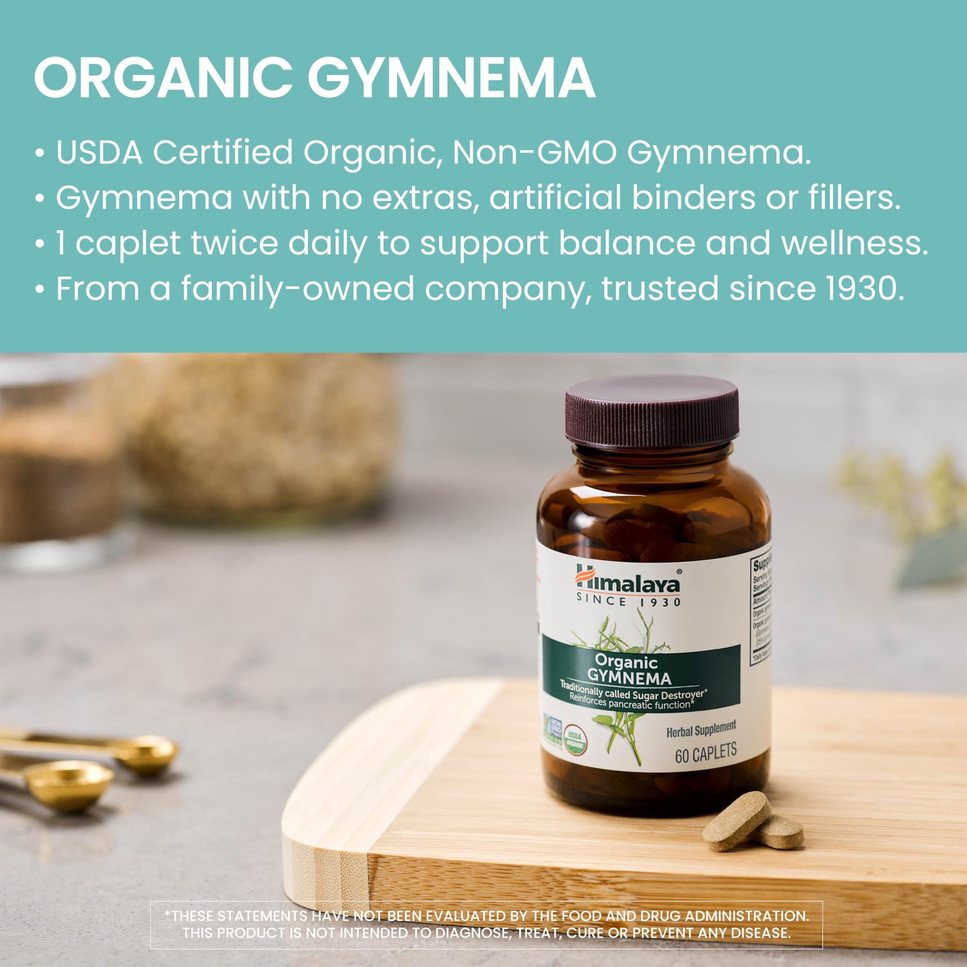 Himalaya Organic Gymnema Herbal Supplement for Weight Management, USDA Certified HimalayaBuy Supplements Australia