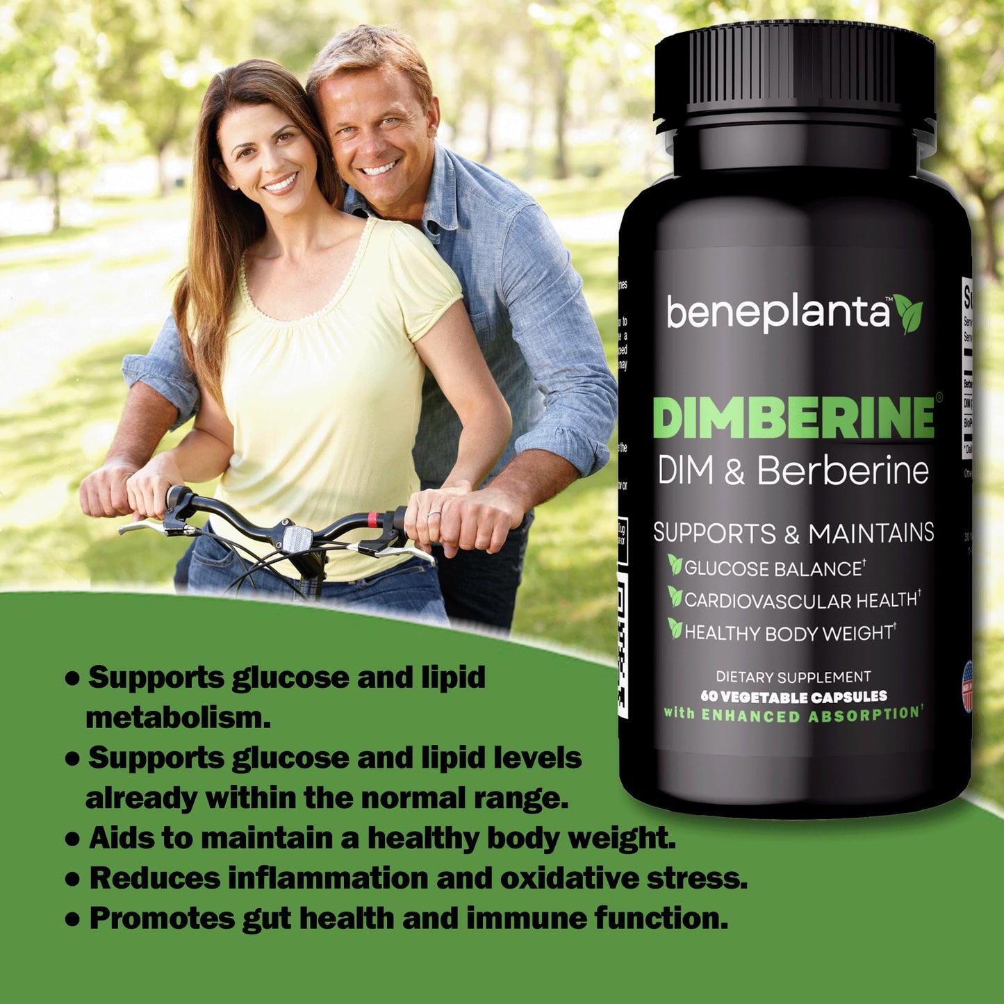 Dimberine - DIM & Berberine, High Purity Enhanced Absorption Formula - 60 Capsules DimberineBuy Supplements Australia