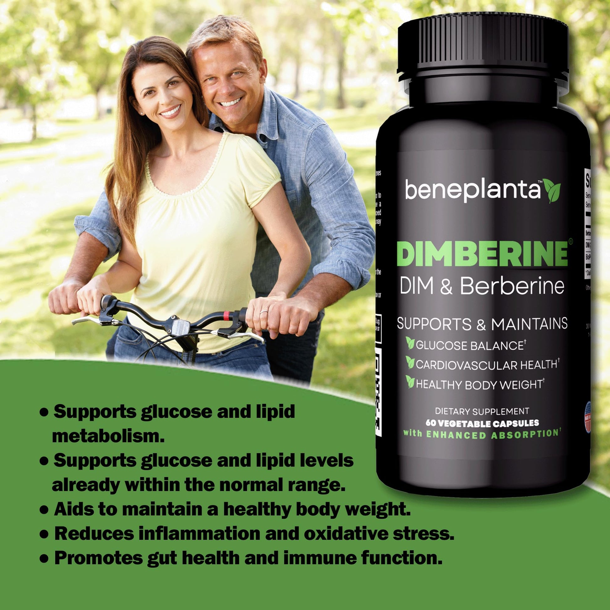 Dimberine - DIM & Berberine, High Purity Enhanced Absorption Formula - 60 Capsules DimberineBuy Supplements Australia
