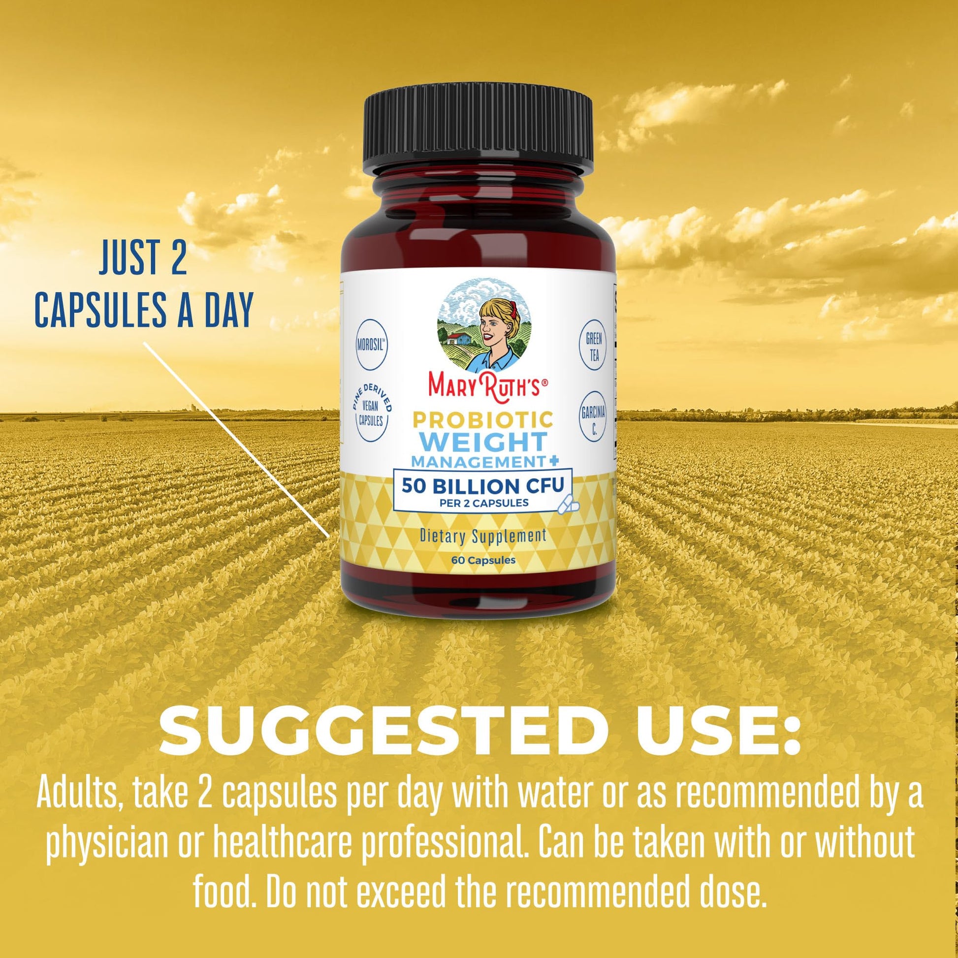 MaryRuth's Probiotics Capsule for Women & Men | Weight Management | Digestive & Gut Health MaryRuth OrganicsBuy Supplements Australia