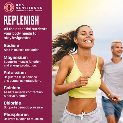 KEY NUTRIENTS Multivitamin Electrolytes Powder Packets - Sweet Cherry-Pom 20 Pack KEY NUTRIENTSBuy Supplements Australia
