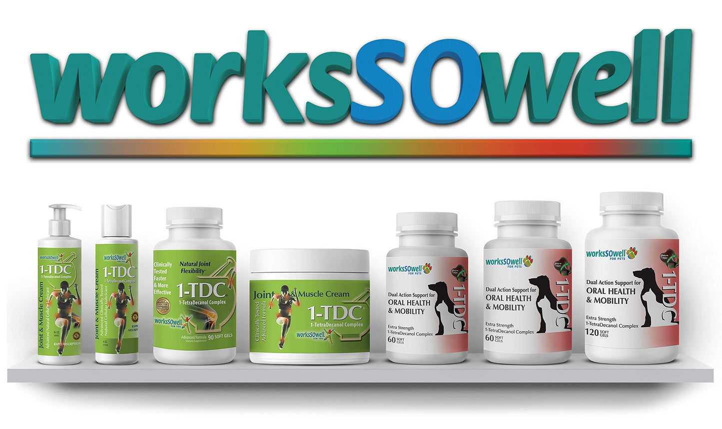 1-TDC Joint & Muscle Health 90 Gels and Joint & Muscle Relief Cream 4 oz Bundle 1-TDCBuy Supplements Australia